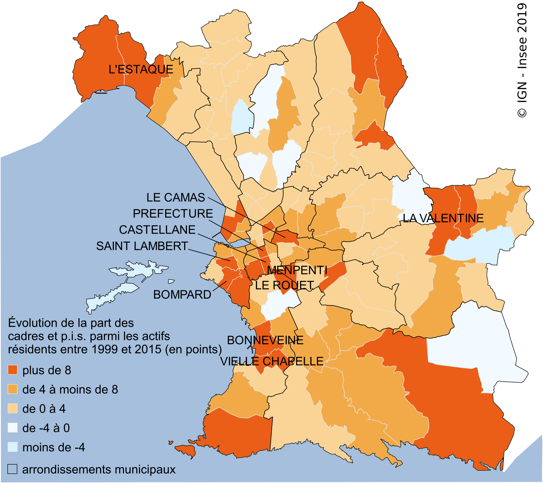 À Marseille, le regain démographique modifie peu les disparités